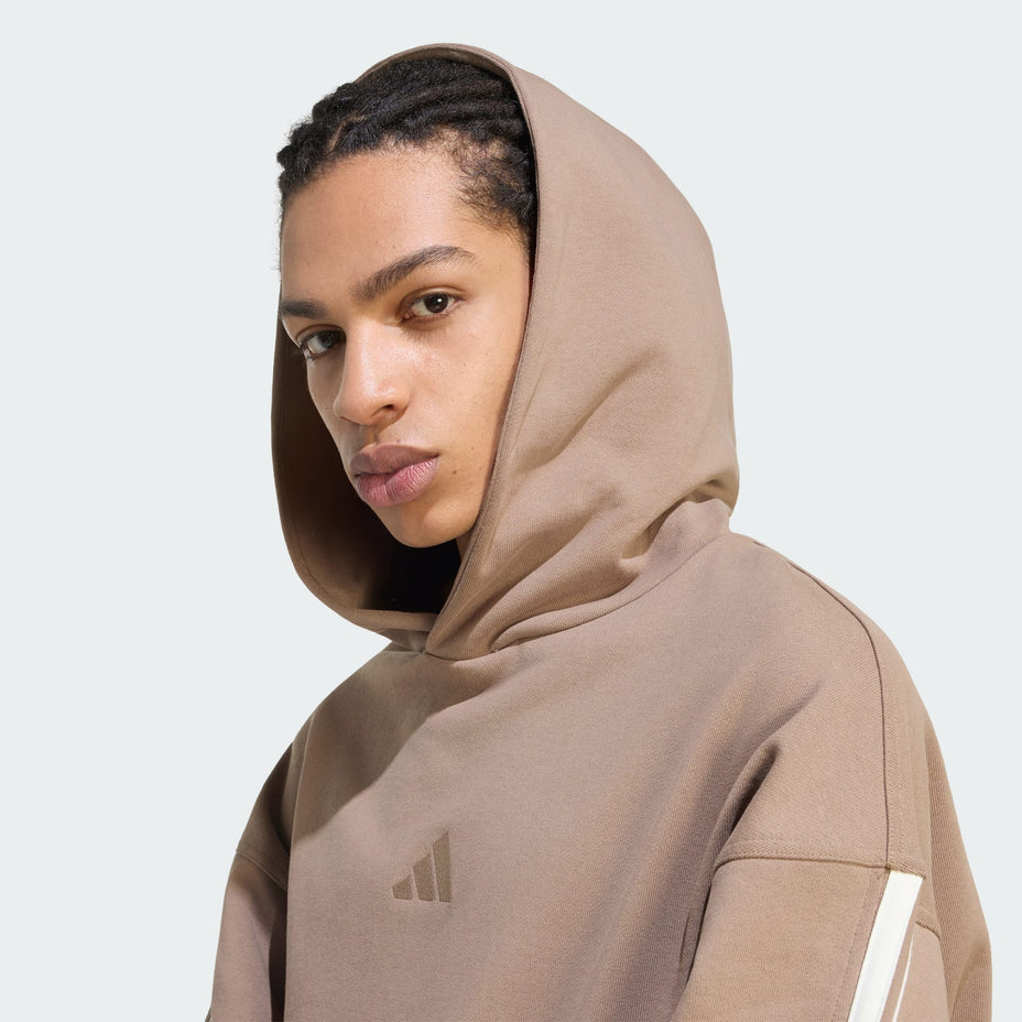 Adidas Casaco M Ak 3s Oh Hd — Marrom/Branco - .