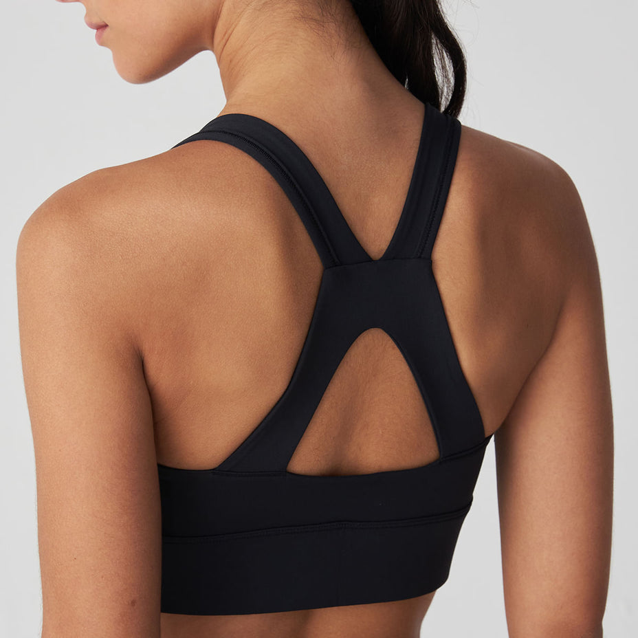 New Balance Top Fem.Graphic Sports Bra — Preto - BK