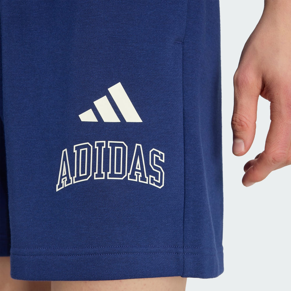 Adidas Bermuda M Coll Ft Sh — Azul - .