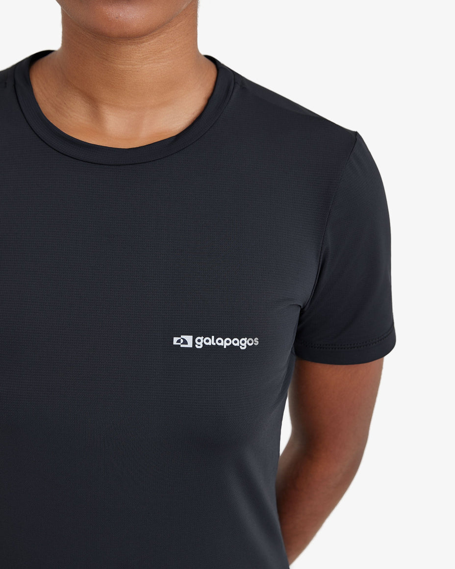 Galapagos Camiseta Alamo Fem. Uv 50+ — Preto - 173