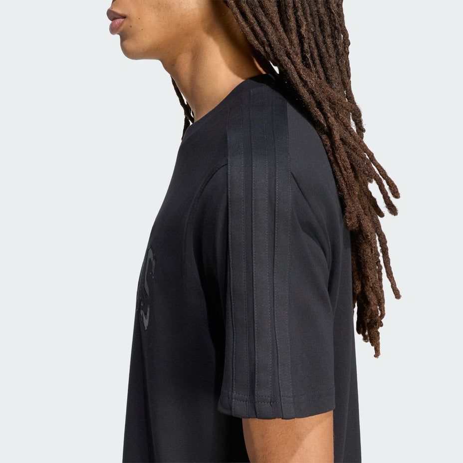 Adidas Camiseta M Camo Print Te — Preto - .