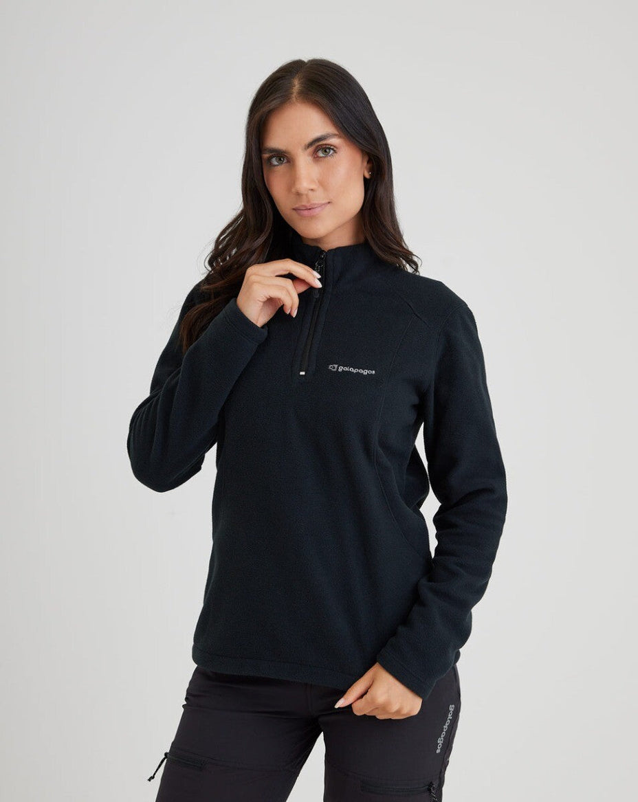 Galapagos Blusão Fleece Makalu Fem. — Preto - 173
