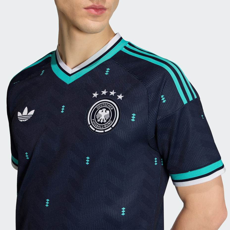 Adidas Camisa Alemanha Ii — Azul - .