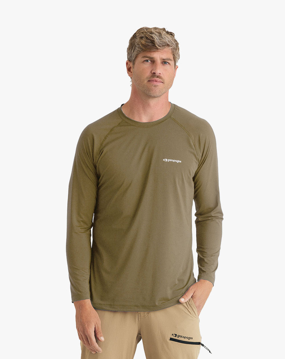 Galapagos Blusa Segunda Pele Uv Vella Masc. — Verde - 194