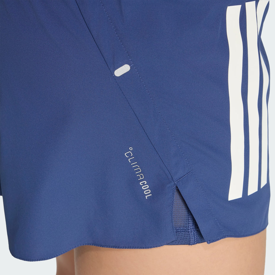 Adidas Short Adi365 2i1 Sh W — Azul - .