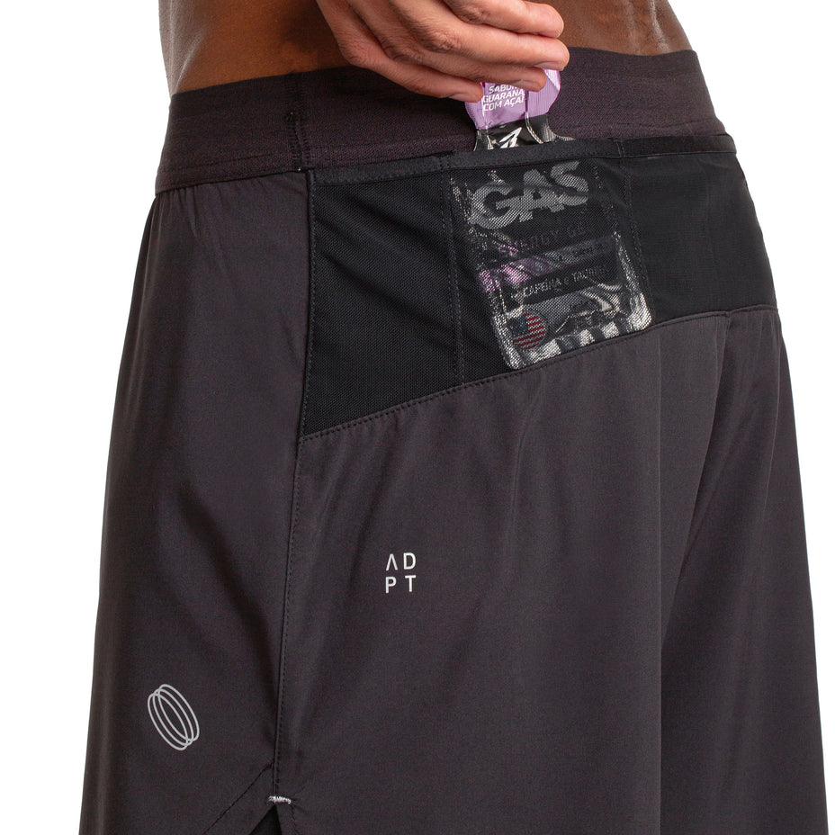 Olympikus Bermuda Corre Foco 2 Em 1 5 M — Preto/Prata - PT/PRT