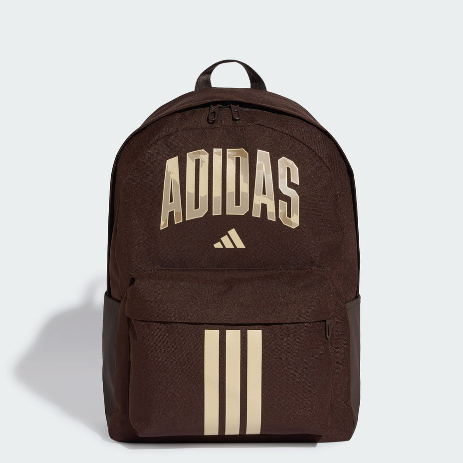 Adidas Mochila Ess Camo Bp — Marrom - .