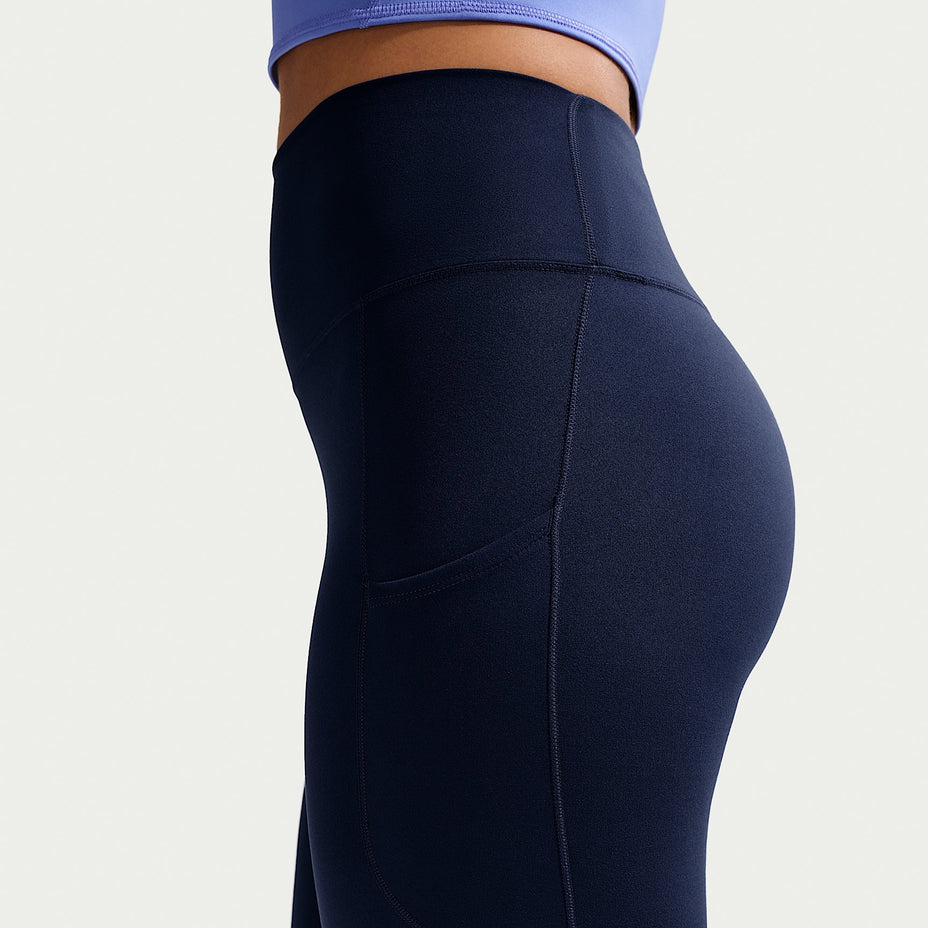 Nike Calca W Nk Df One Hr 7 8 Pkt Tght — Azul Escuro - 413