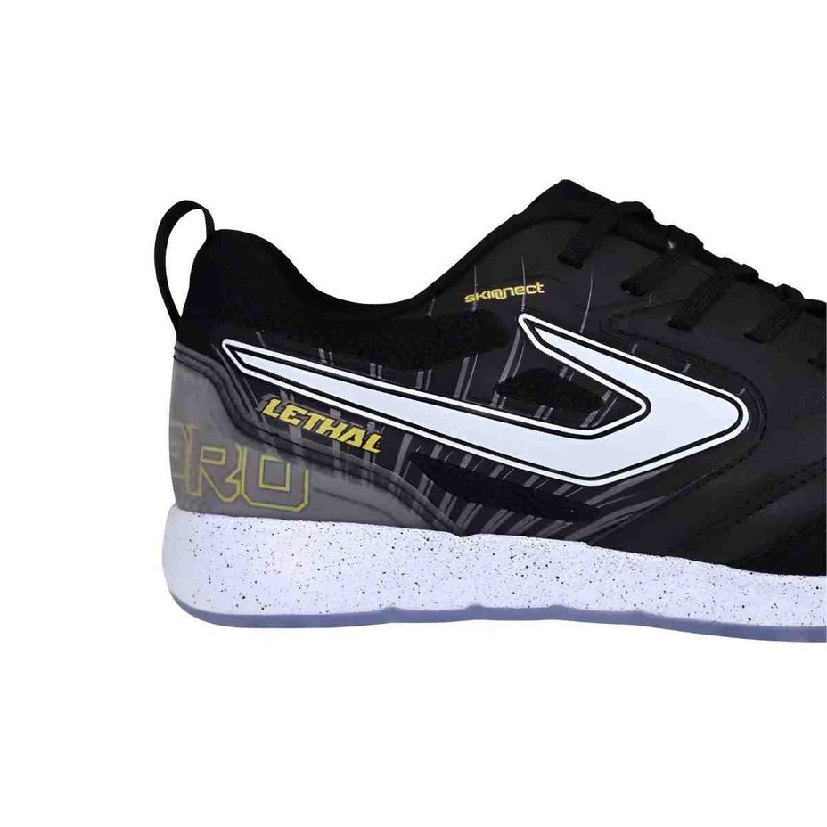 Topper Chuteira Lethal Futsal — Preto/Branco/Amarelo - .
