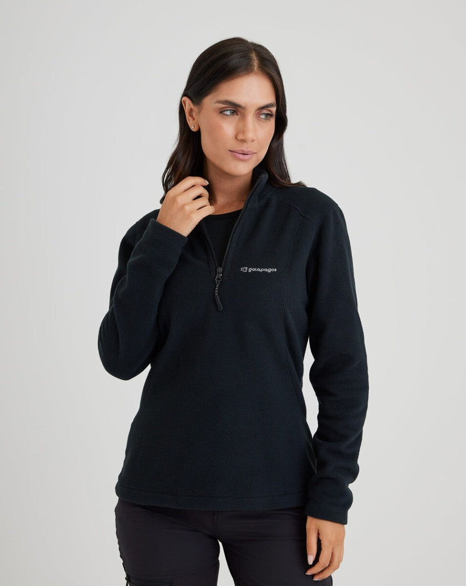 Galapagos Blusão Fleece Makalu Fem. — Preto - 173