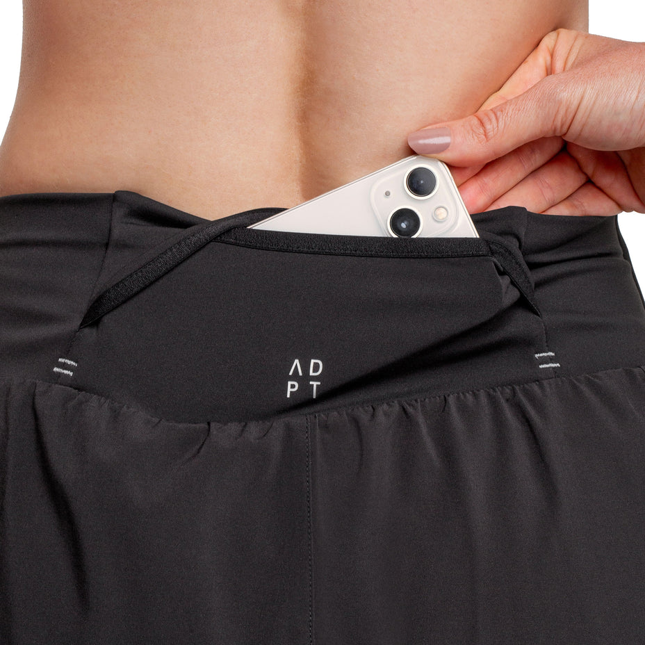 Olympikus Short Corre Foco 3 F — Preto/Prata - PT/PRT