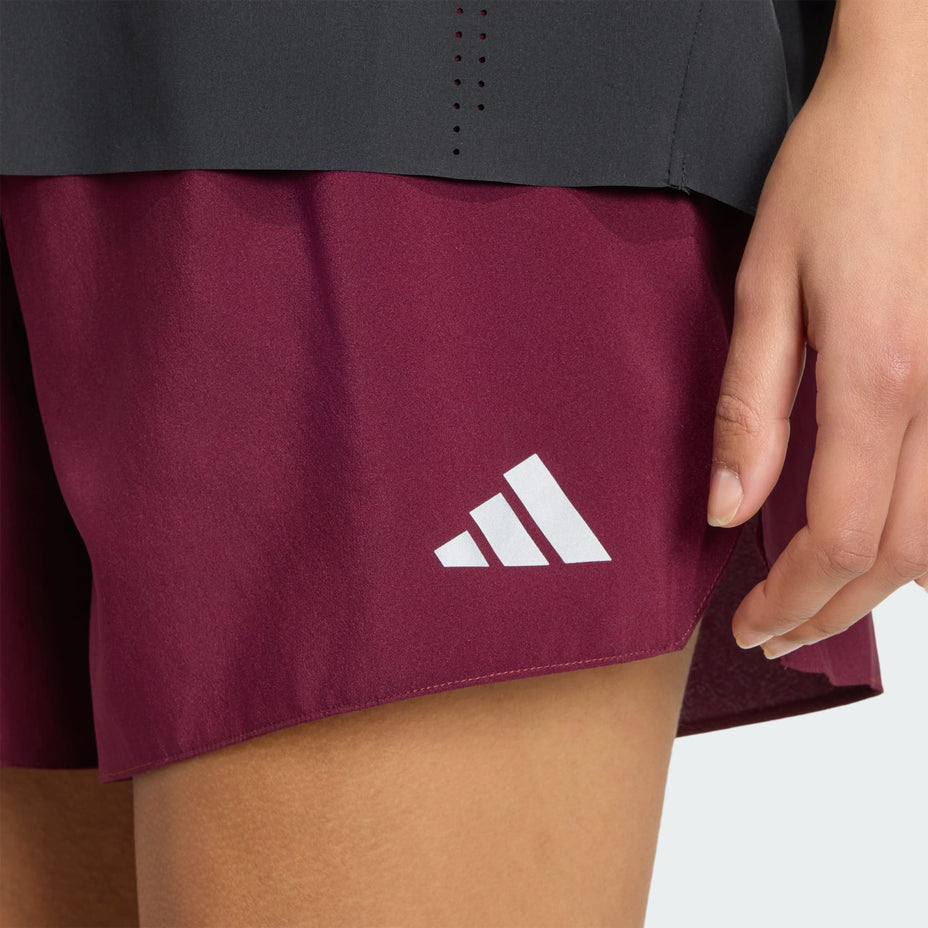 Adidas Run Ess  Shor W — Vermelho - .