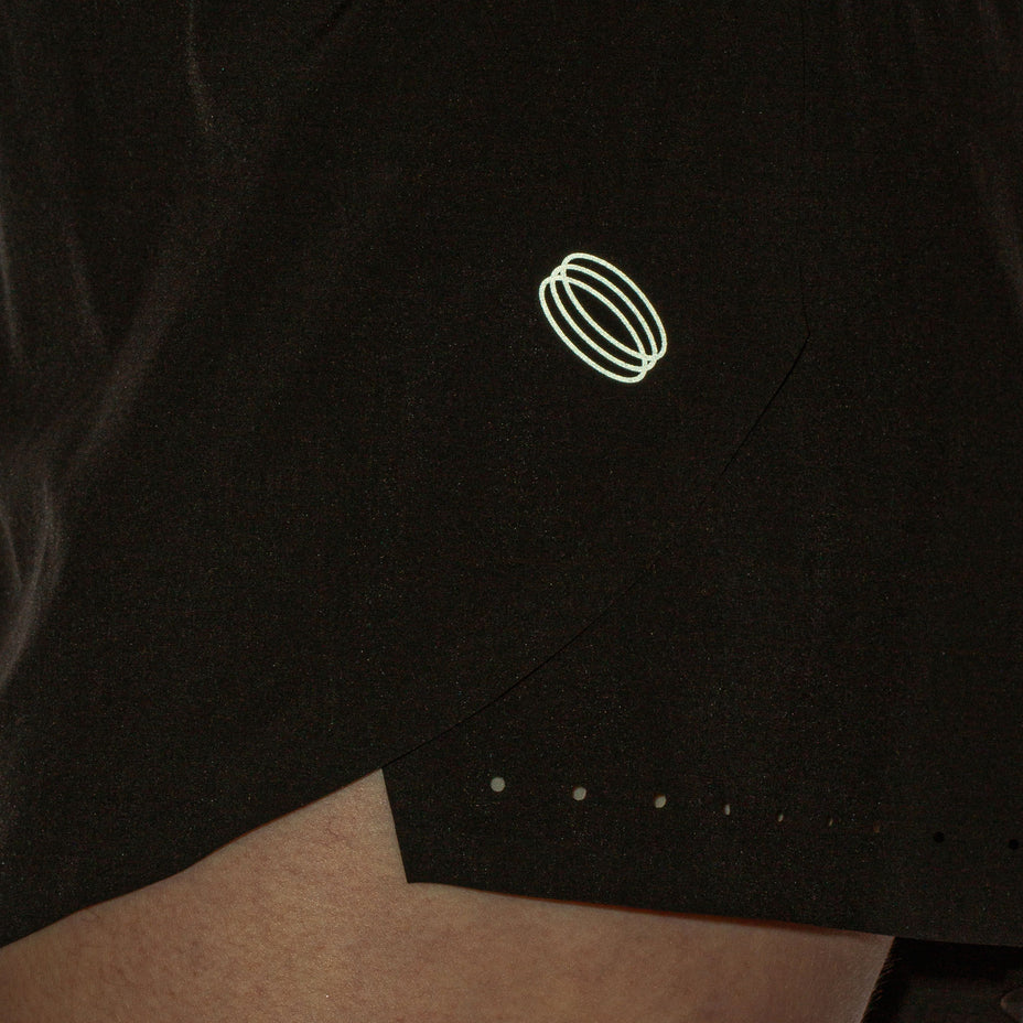 Olympikus Short Corre Foco 3 F — Preto/Prata - PT/PRT