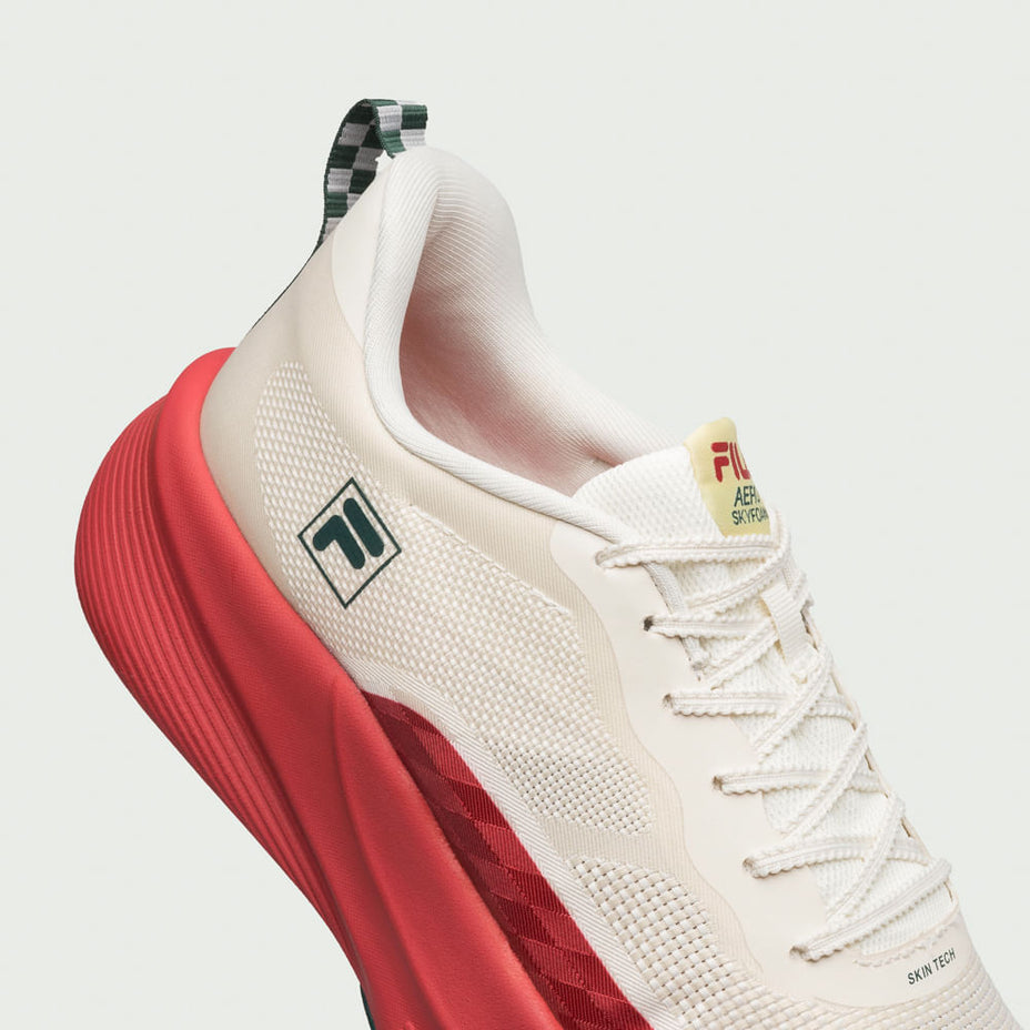 Fila Tenis Aero Skyfoam Masc. — Gardenia/Verde Limão/Vermelho - 7417