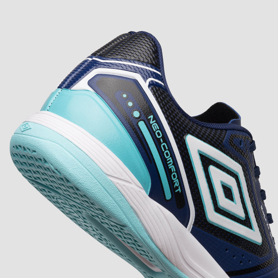 Umbro Chuteira Futsal Neo-Comfort — Mescla Magenta/Azul/Branco - 732