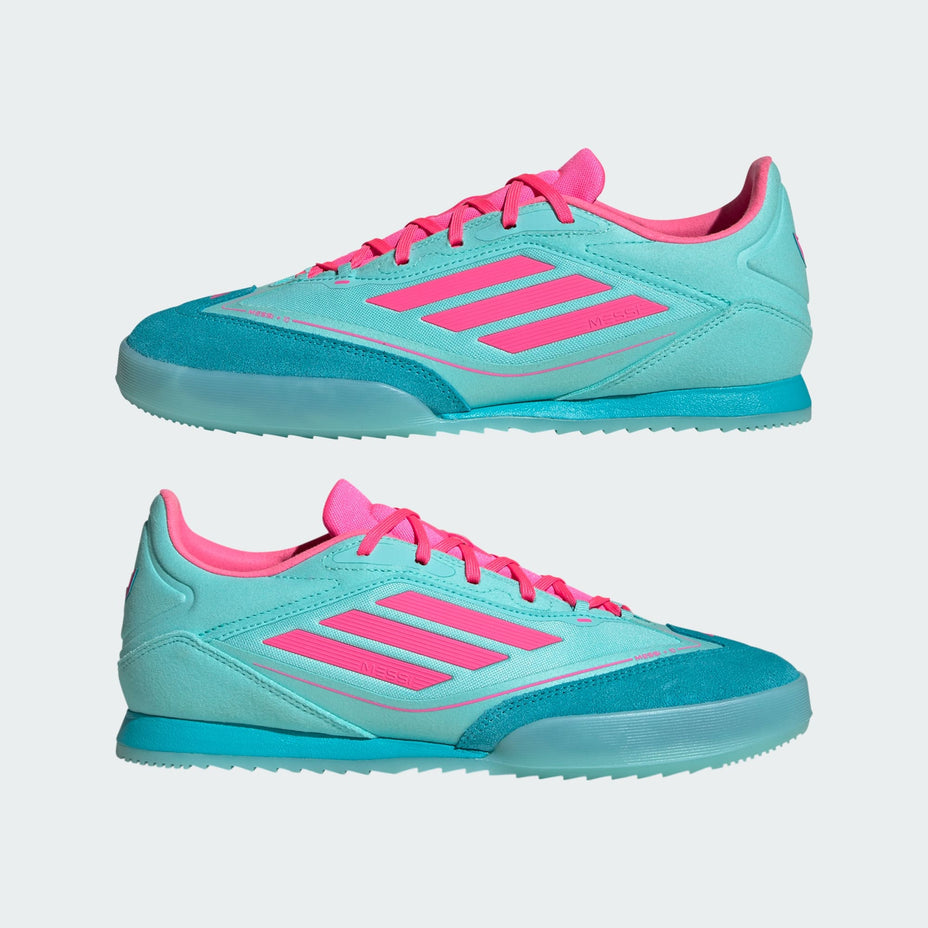 Chuteira Adidas F50 Messi Freestyle Futsal Jh8831 — Azul/Rosa