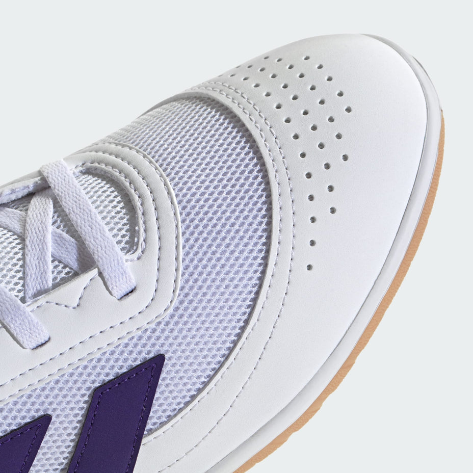 Chuteira Adidas Predator Club Sala Futsal Id3790 — Neon Branco Roxo