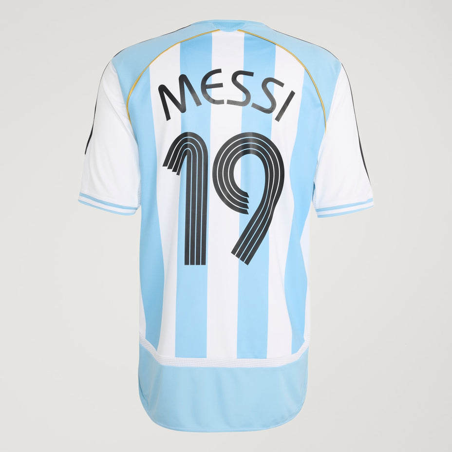 Adidas Camisa Argentina I 06 — Branco/Azul - .