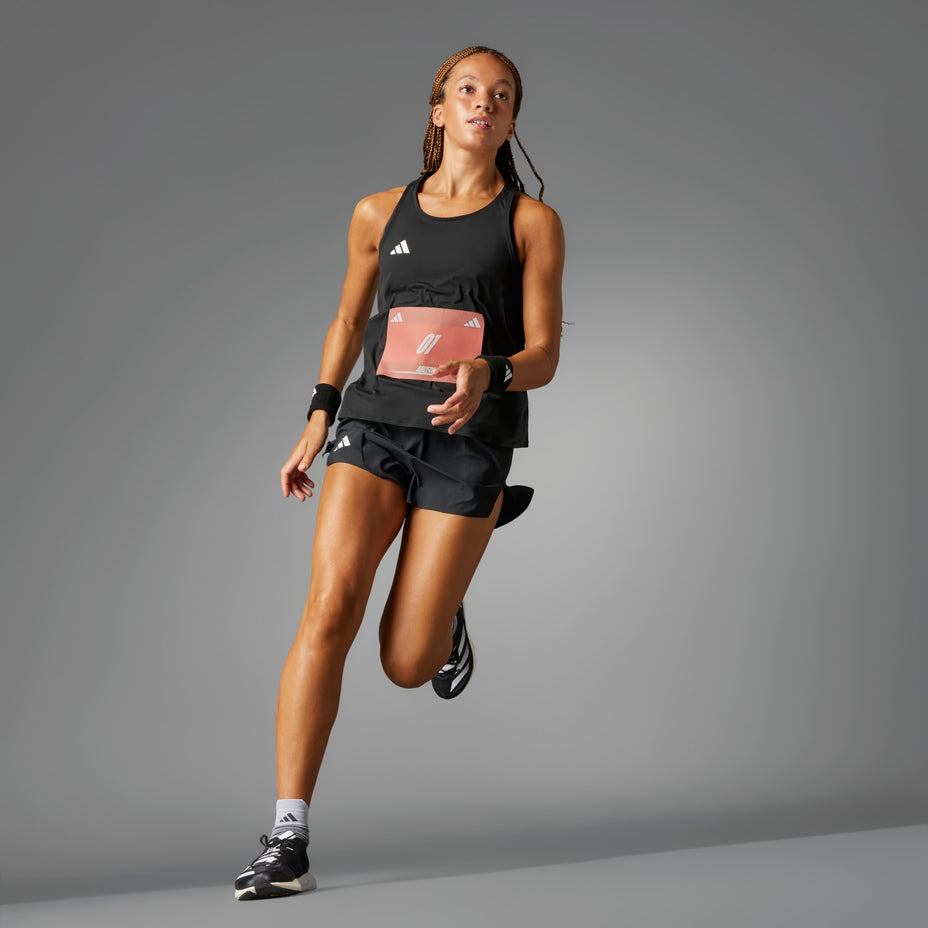 Adidas Short Adizero E Short — Preto - .