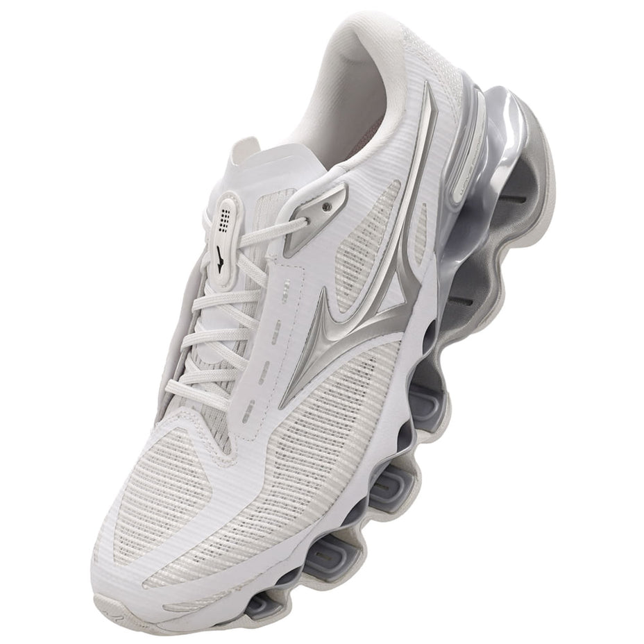 Tênis Mizuno Wave Prophecy 15 102364003 — Branco Prata