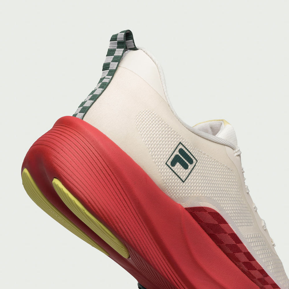 Fila Tenis Aero Skyfoam Masc. — Gardenia/Verde Limão/Vermelho - 7417
