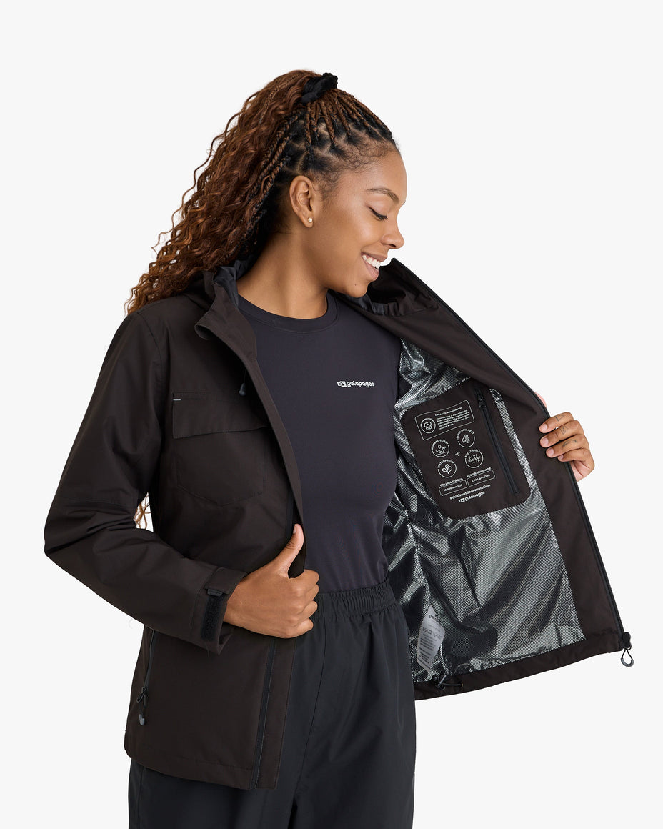 Galapagos Jaqueta Darwin Heat Fem. — Preto - 173