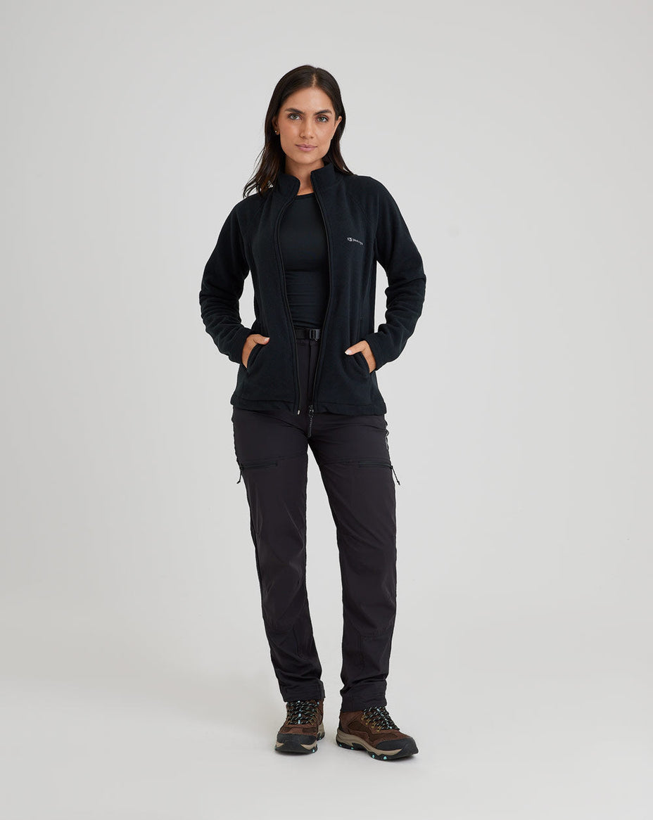 Galapagos Jaqueta Fleece Kathmandu Fem. — Preto - 173