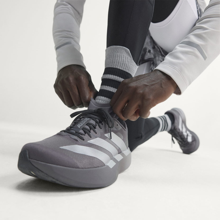 Adidas Tênis Adizero Evo Sl M — Cinza Prata - .