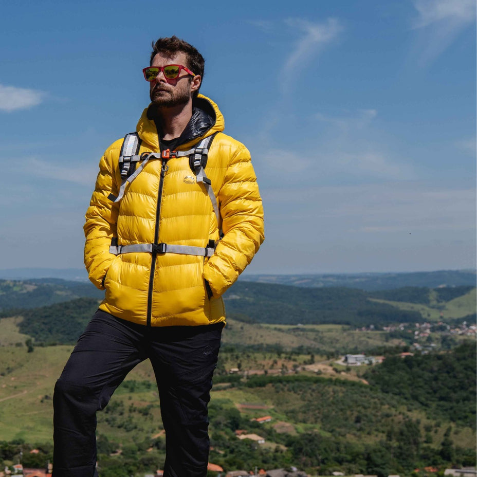 Kailash Jaqueta Puffer Masc. Double Patagonia — Verde Escuro/Verde - .
