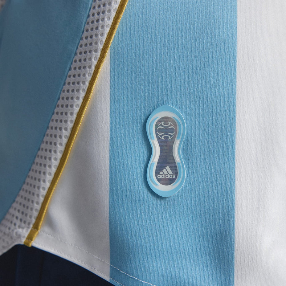 Adidas Camisa Argentina I 06 — Branco/Azul - .