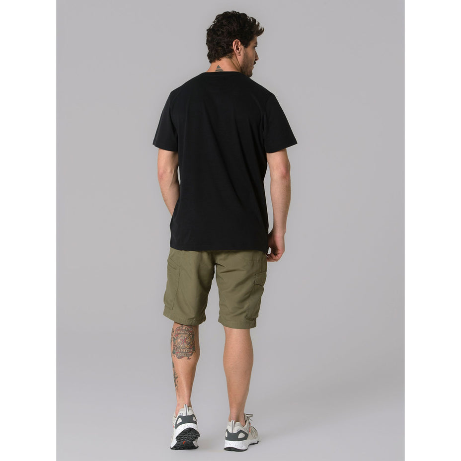 Columbia Camiseta Basica Bordada — Preto