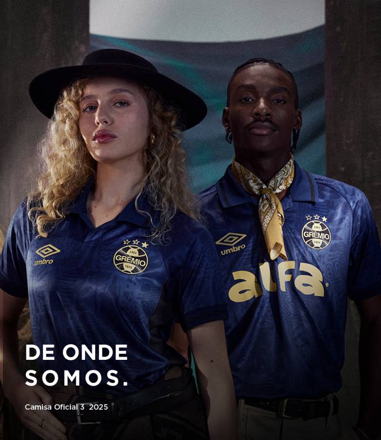Camisa Umbro Grêmio Of.3 2025 Torcedora U32g03840