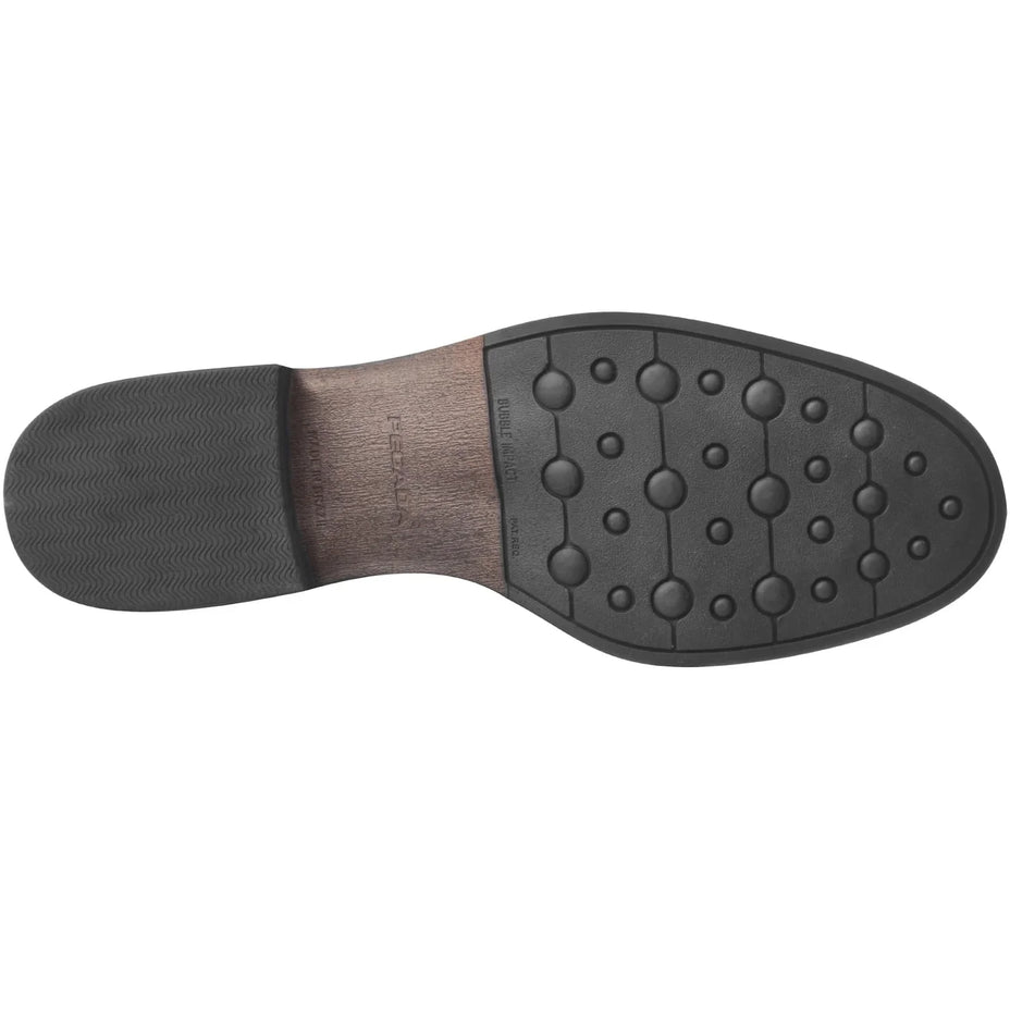 Bota Pegada Cano Curto Em Couro 282008