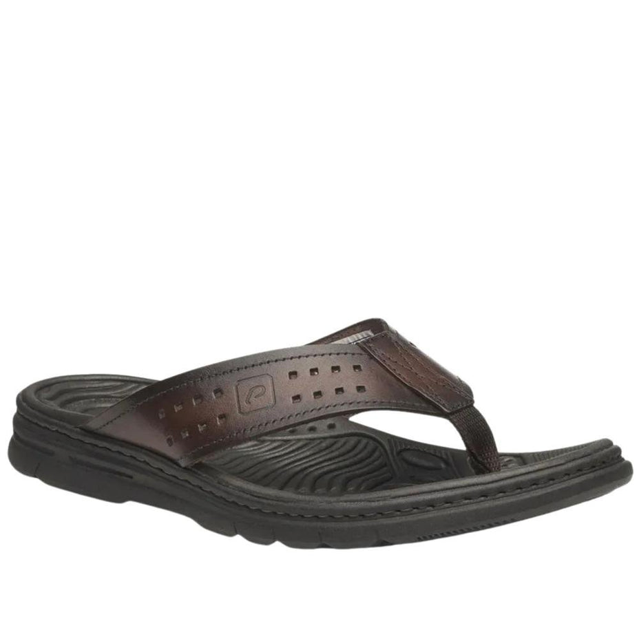 Chinelo Pegada Couro 134202