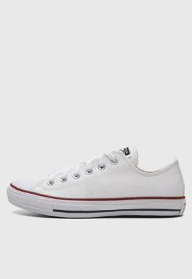 Tênis Converse Chuck Taylor All Star Cano Baixo Branco Ct0001