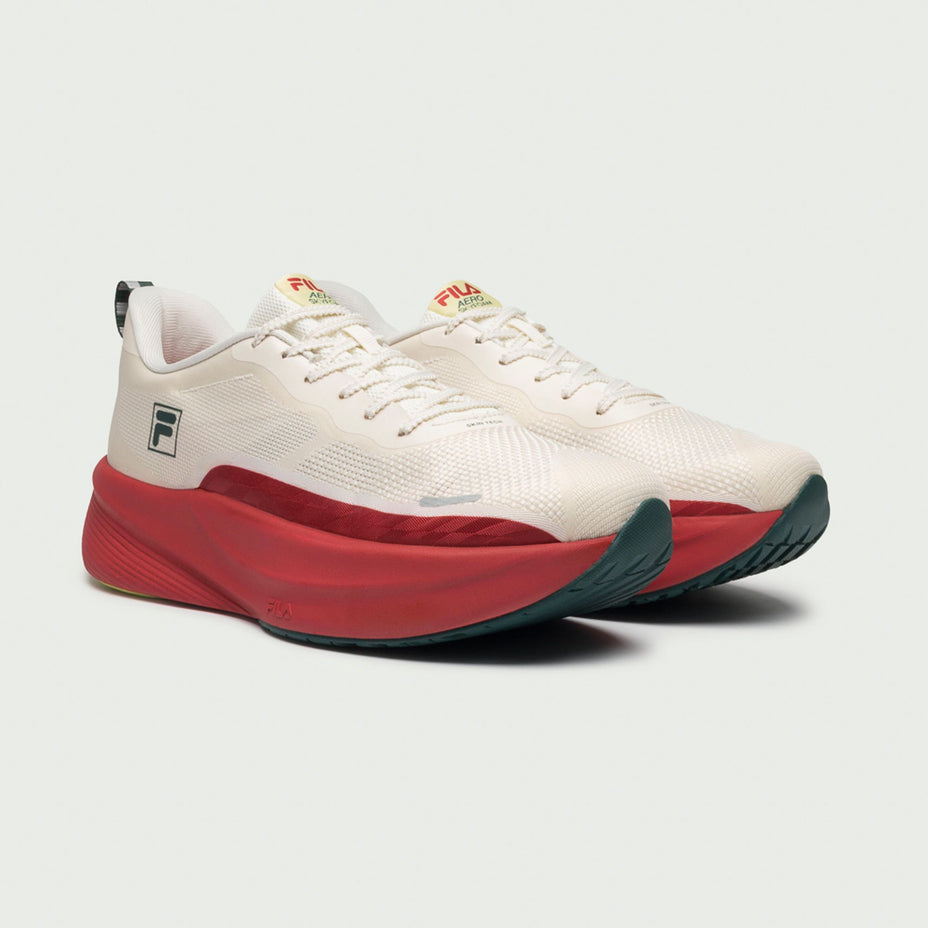 Fila Tenis Aero Skyfoam Fem. — Gardenia/Verde Limão/Vermelho