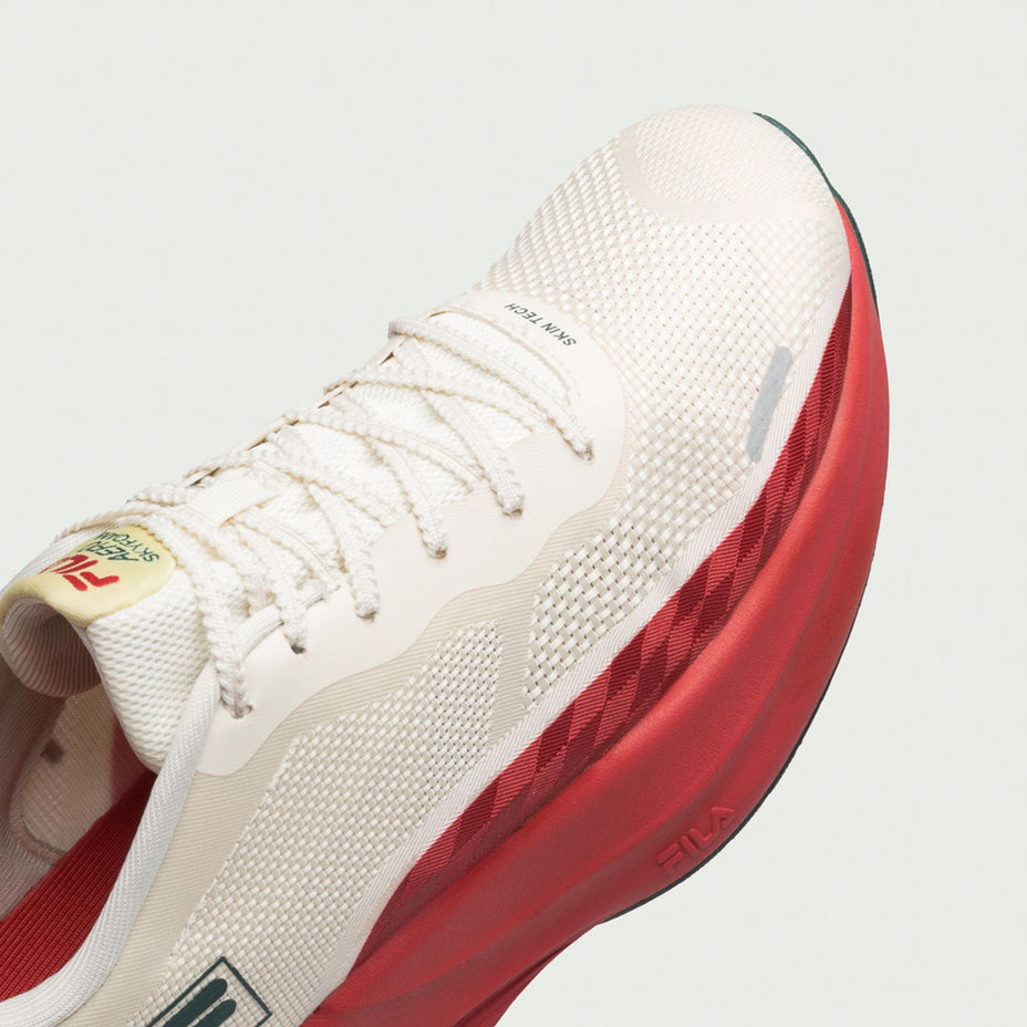 Fila Tenis Aero Skyfoam Fem. — Gardenia/Verde Limão/Vermelho
