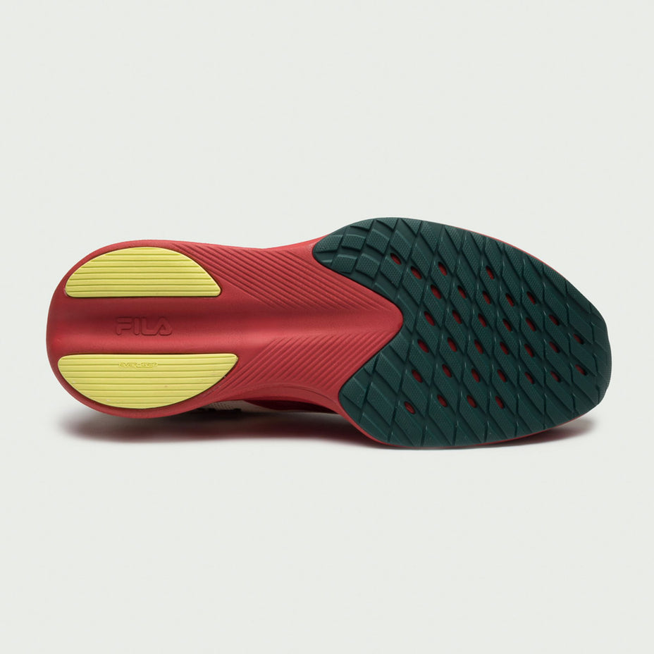 Fila Tenis Aero Skyfoam Fem. — Gardenia/Verde Limão/Vermelho