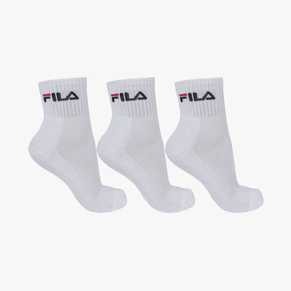 Meia Tripack Fila Cano Médio Unisex Ls330037