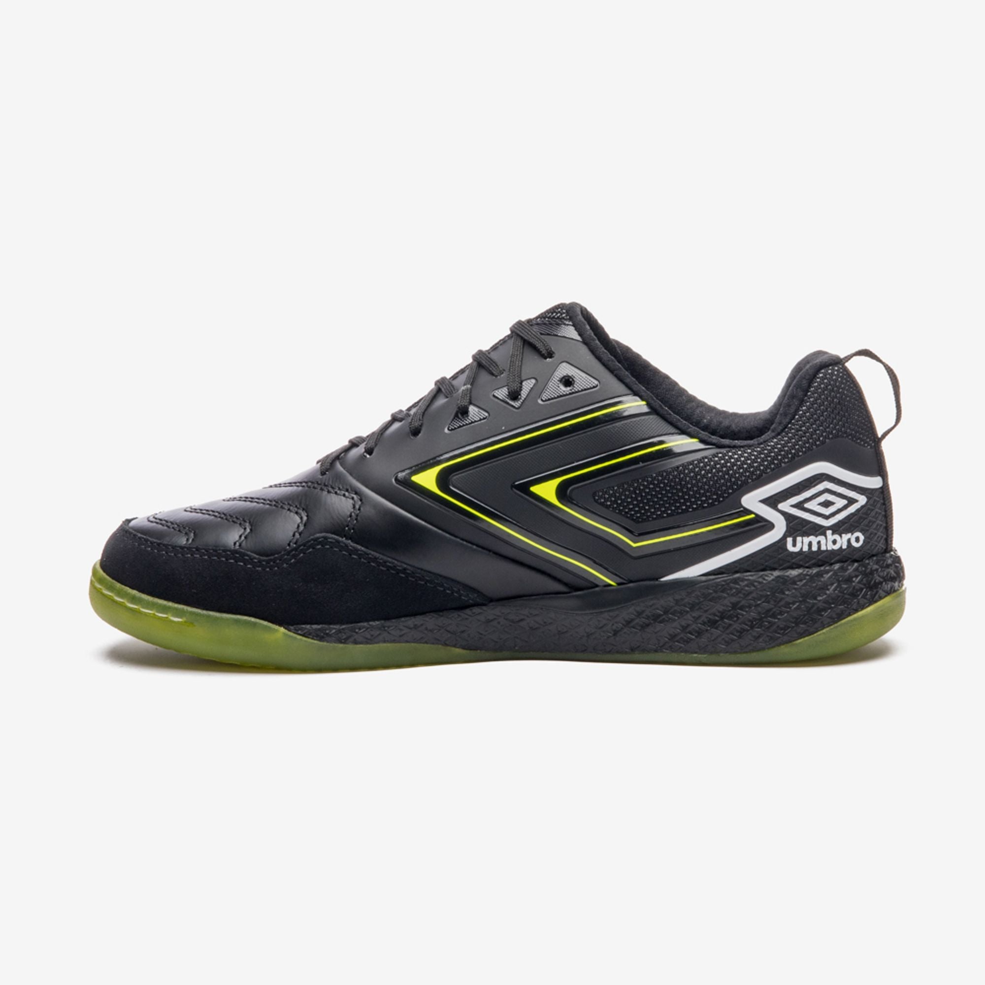 Chuteira Umbro Futsal Pro 5 Bump U01fb041 — Preto/Limao/Royal