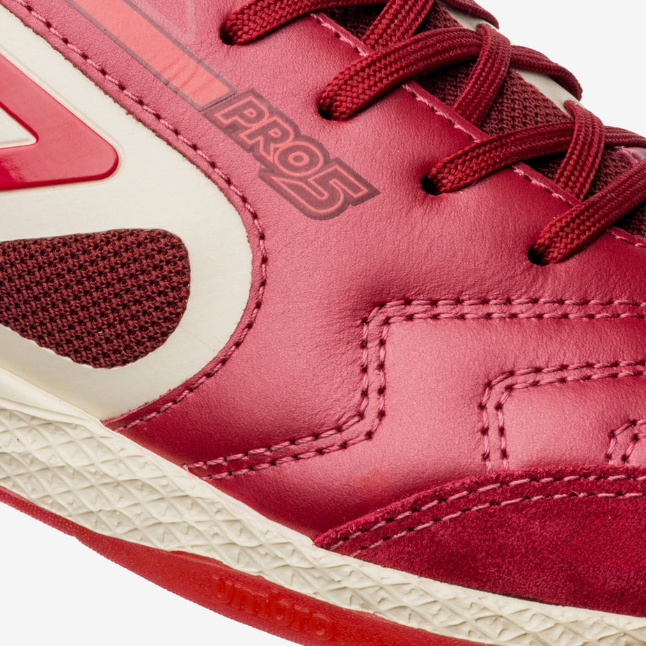 Chuteira Umbro Futsal Pro 5 Bump U01fb041 — Scooter/Branco Asparagus/Vermelho