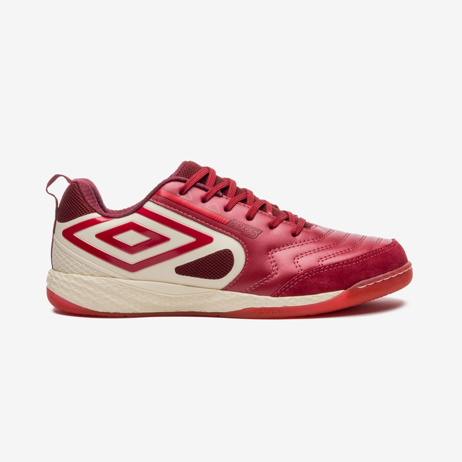 Chuteira Umbro Futsal Pro 5 Bump U01fb041 — Scooter/Branco Asparagus/Vermelho