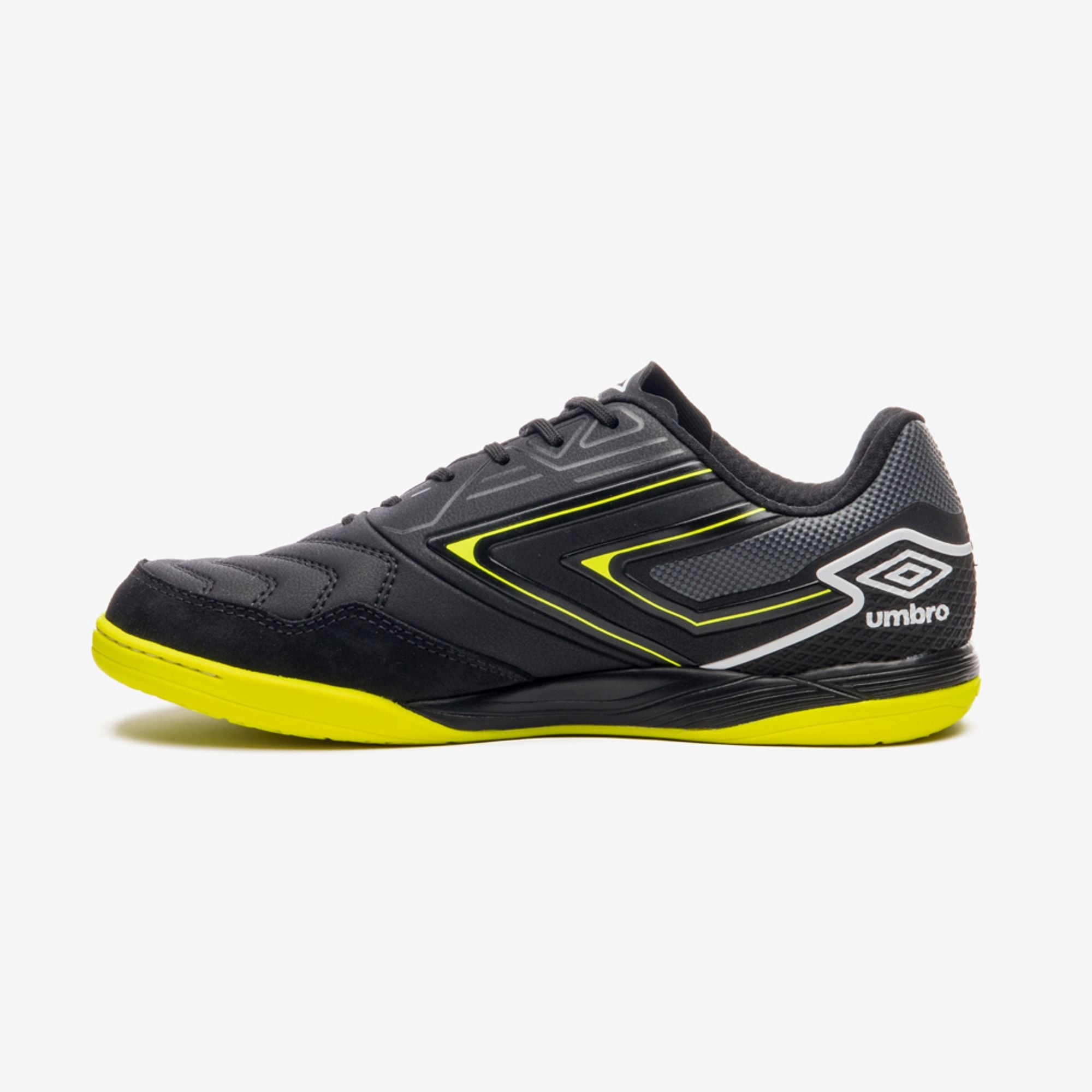 Chuteira Umbro Futsal Pro 5 Bump Club U01fb042 — Preto/Limao/Royal