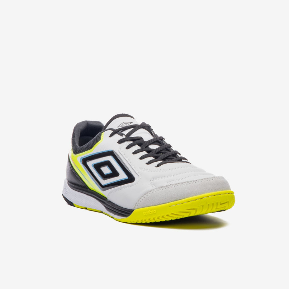 Chuteira Umbro Futsal Adamant Master Class Pro Bump U03fb00291 — Branco Preto Limao