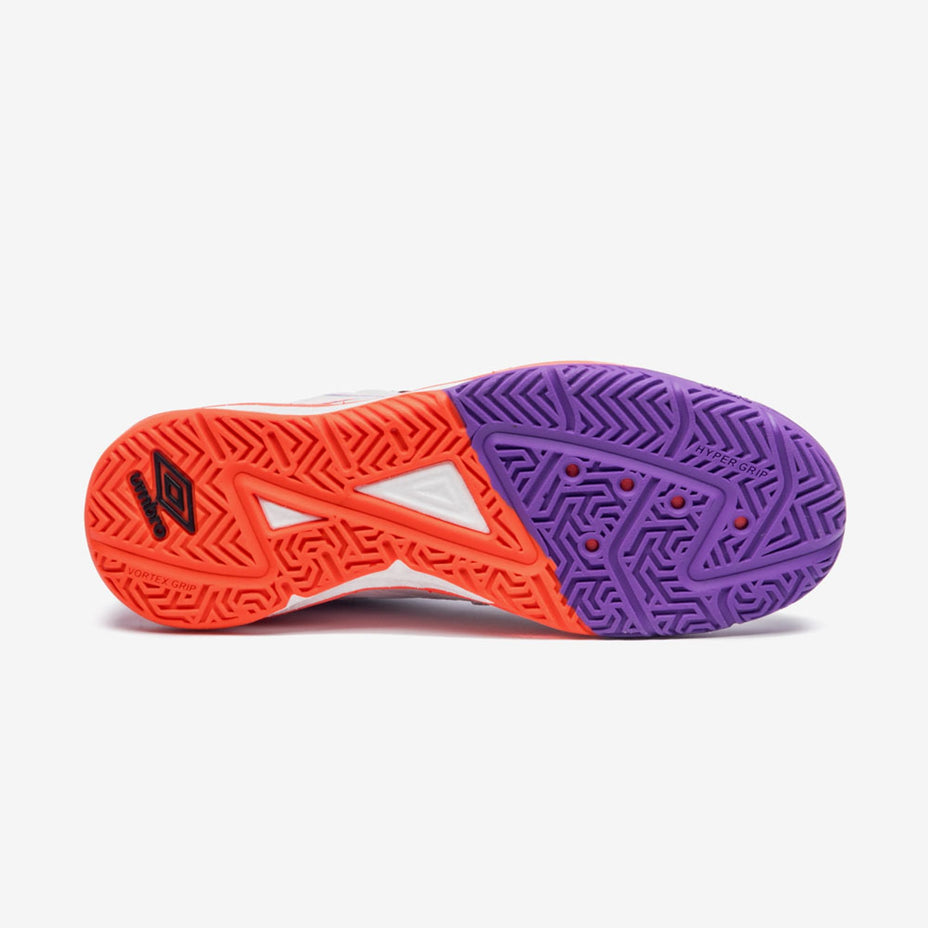 Umbro Chut. Indoor Pro 5 Stable — Branco/Coral/Preto