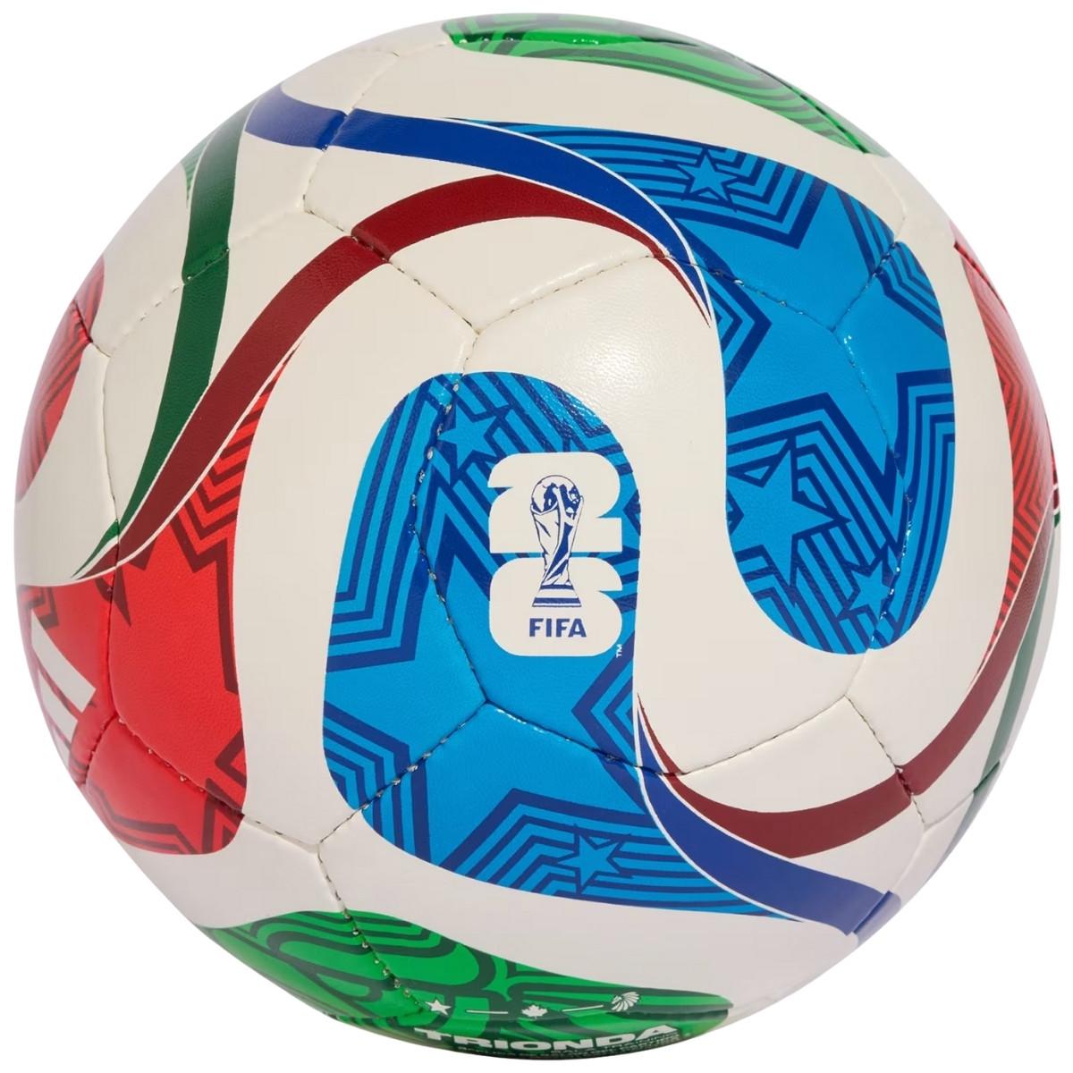 Bola Adidas Copa Do Mundo Da Fifa 26 Trionda Training Sala Jd8048 — Branco/Vermelho