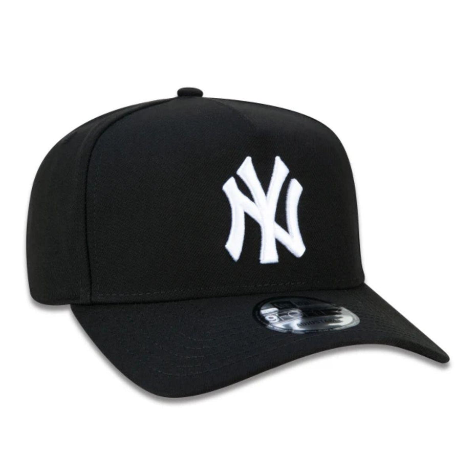 Boné New Era 9forty A-Frame Snapback Mlb New York Yankees Preto Mbi22bon119 — Preto
