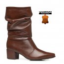 Bota Pegada Em Couro 280901