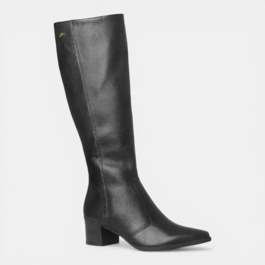Bota Pegada Montaria Cano Longo Em Couro 280561
