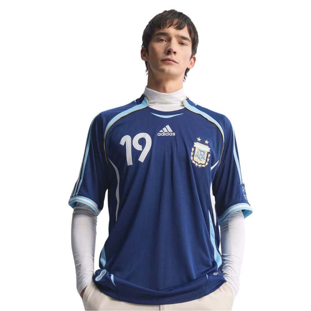 Camisa Adidas Messi Seleção Argentina Ii 2006 Jn3709